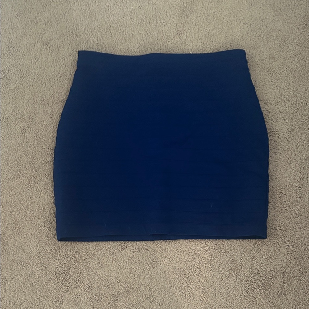 Express Navy Pencil Skirt